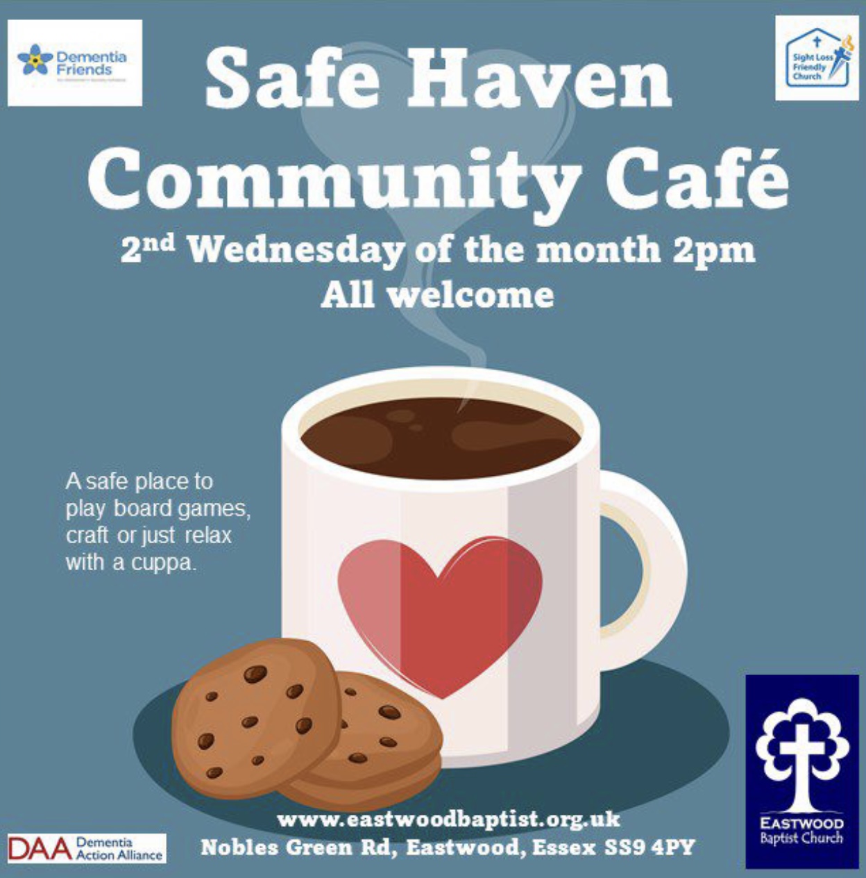 community cafe poster